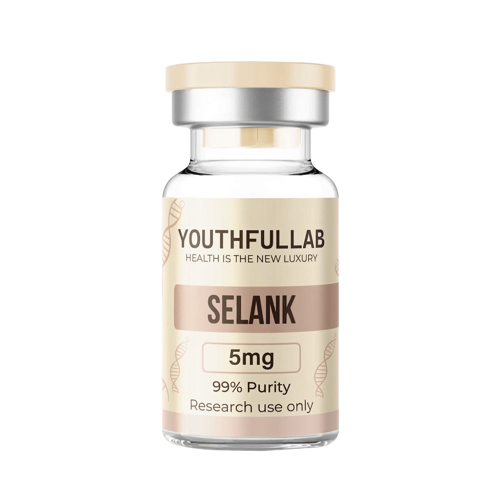 Selank research vial